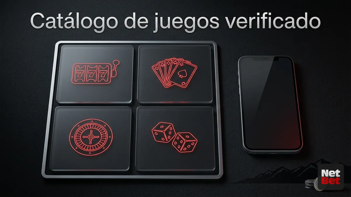 Categorías y proveedores del catálogo verificado de tragamonedas y juegos de NetBet Casino Chile