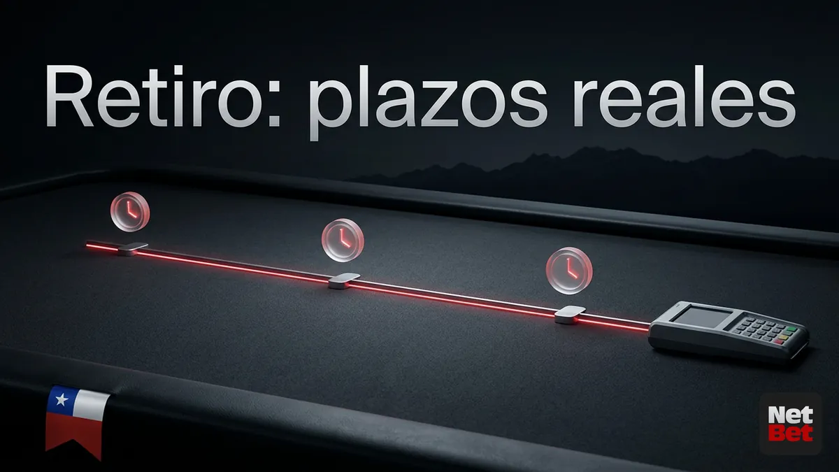 Plazos y comisiones reales de retiro en NetBet Chile