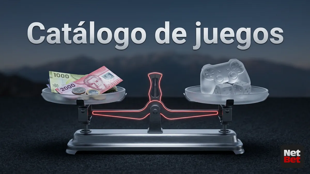 Proveedores y categorías del catálogo de casino de NetBet disponibles en Chile